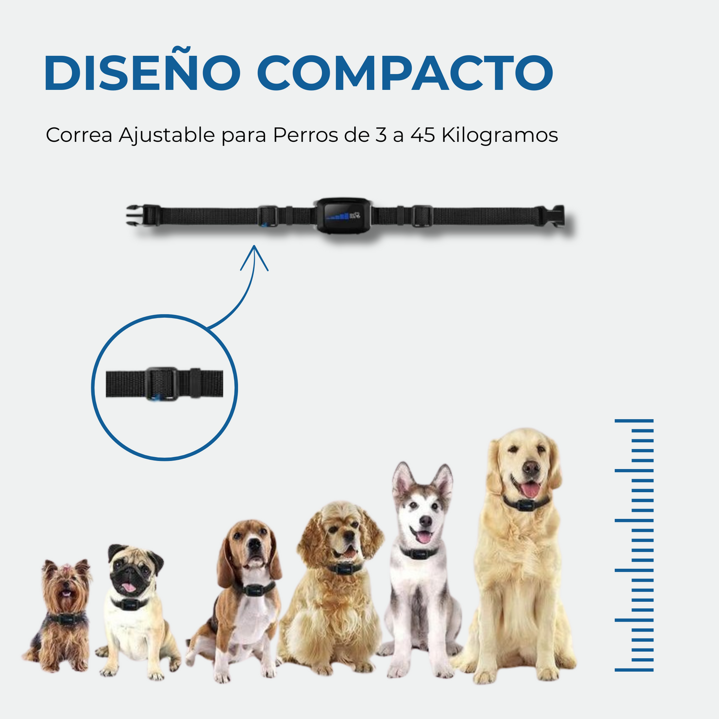 Collar Antiladridos LED DogCare