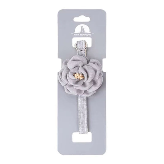 Cat Collar Adjustable Bow Tie Cat Flower Collar Safety Button Tie Necklace Puppy and Cat Gift Pet Accessories Puppy Collar