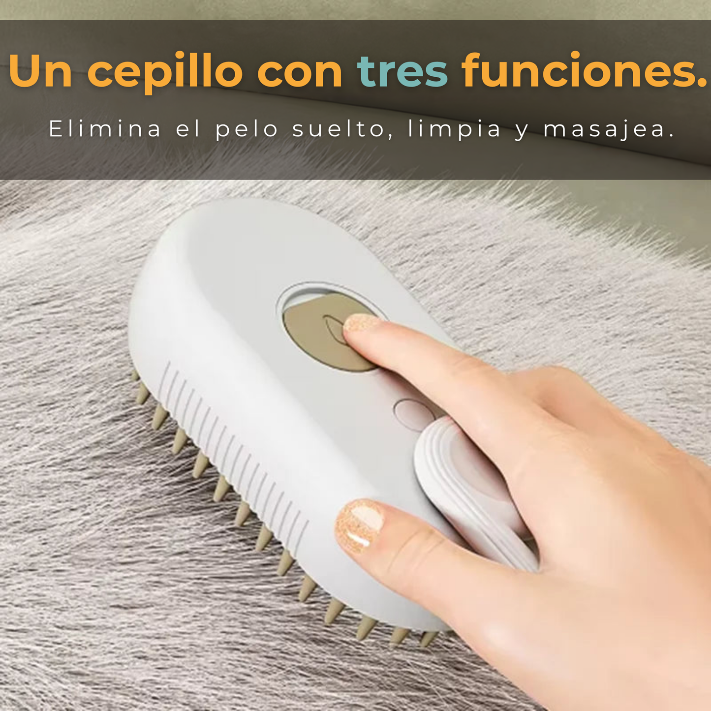 Cepillo de masaje para mascotas FurMist