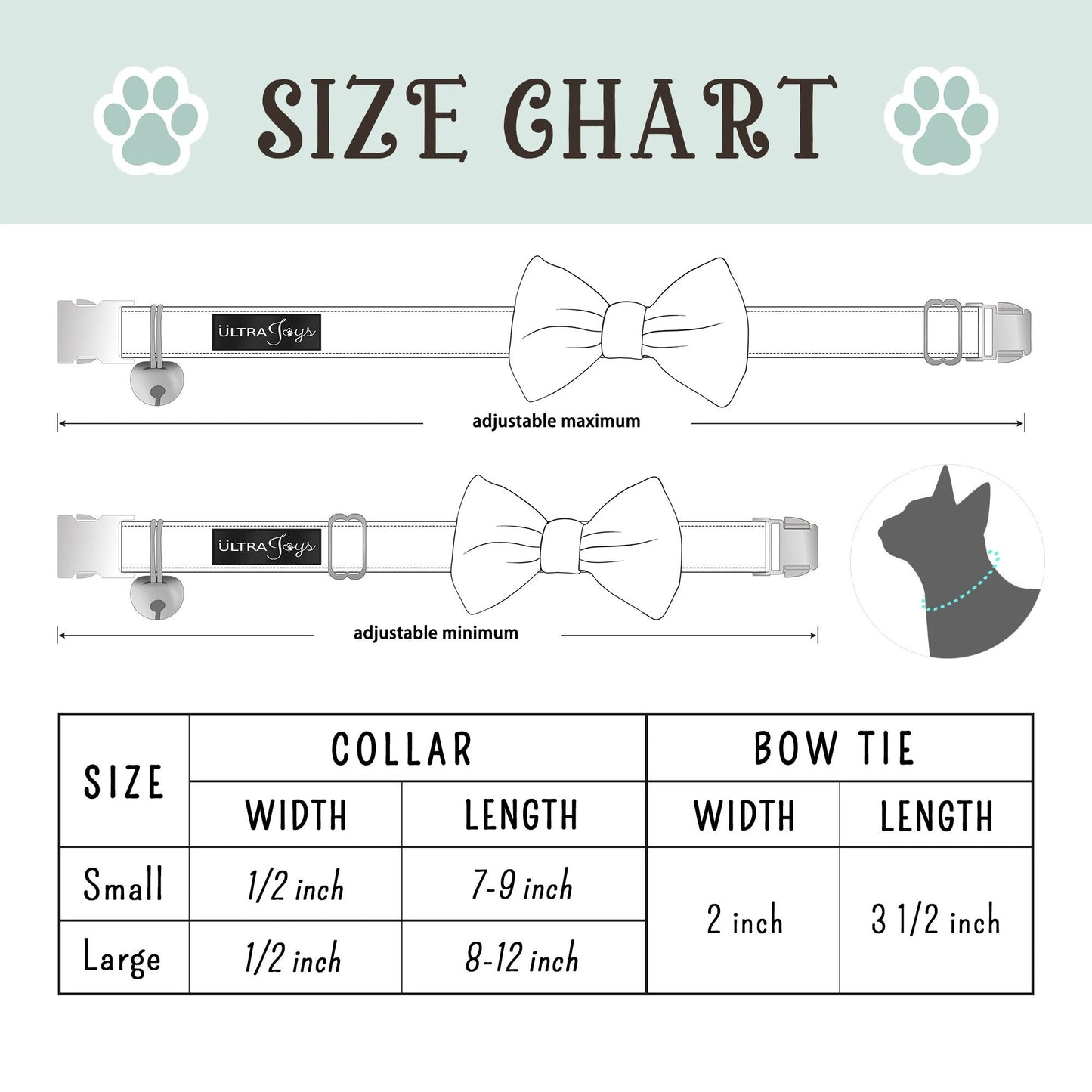 Breakaway Cat Collar with Bell, Pink Strawberry Cat Collar Breakaway | Gift for Cat, Kitten, Small Dog Birthday Valentine Day Celebration