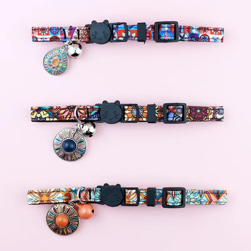 Airtag Cat Collar,Integrated GPS Cat Collar with Air Tag Holder & Bell,Adjustable Breakaway Cat Collar for Girl Boy Cats Puppies