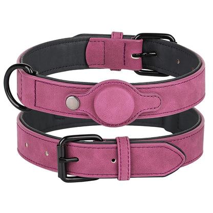 PU Leather Dog Collar High Quality Pet Collars Necklace Anti-Lost Tag Collar Adjustable for Small Medium Pet Dogs Accessories