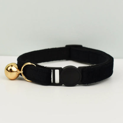 Cat Collar Bowknot Adjustable Safety Pet Collar Velvet Cat Collar Prevent Cats from Choking