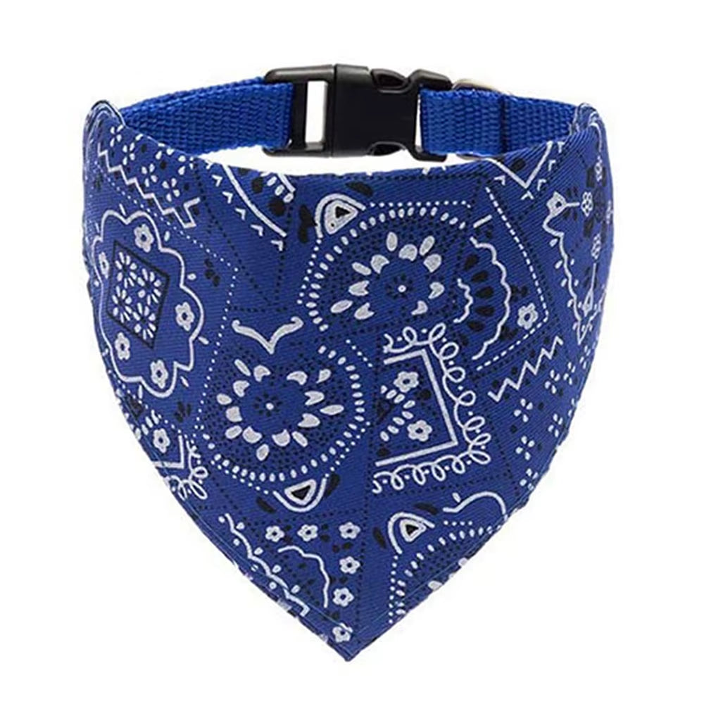 Dog Collar and Dog Bandanas Pet Collar Fancy Dog Collar with Bandana for Small Medium and Large Dogs Adjustable Pet Scarf Collar