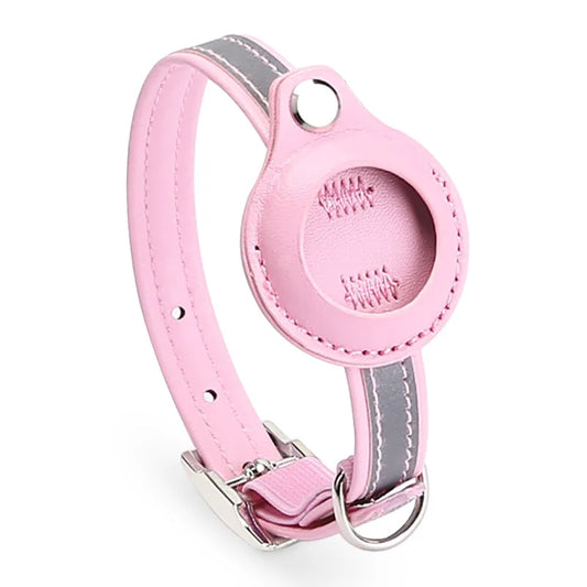 1Pc Reflective Pet Collars with Airtag Case Collar for Cats with Protective Case for anti Lost Locator Tracker Dog Accessories
