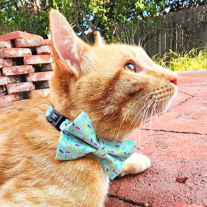 Breakaway Cat Collar with Bell, Pink Strawberry Cat Collar Breakaway | Gift for Cat, Kitten, Small Dog Birthday Valentine Day Celebration